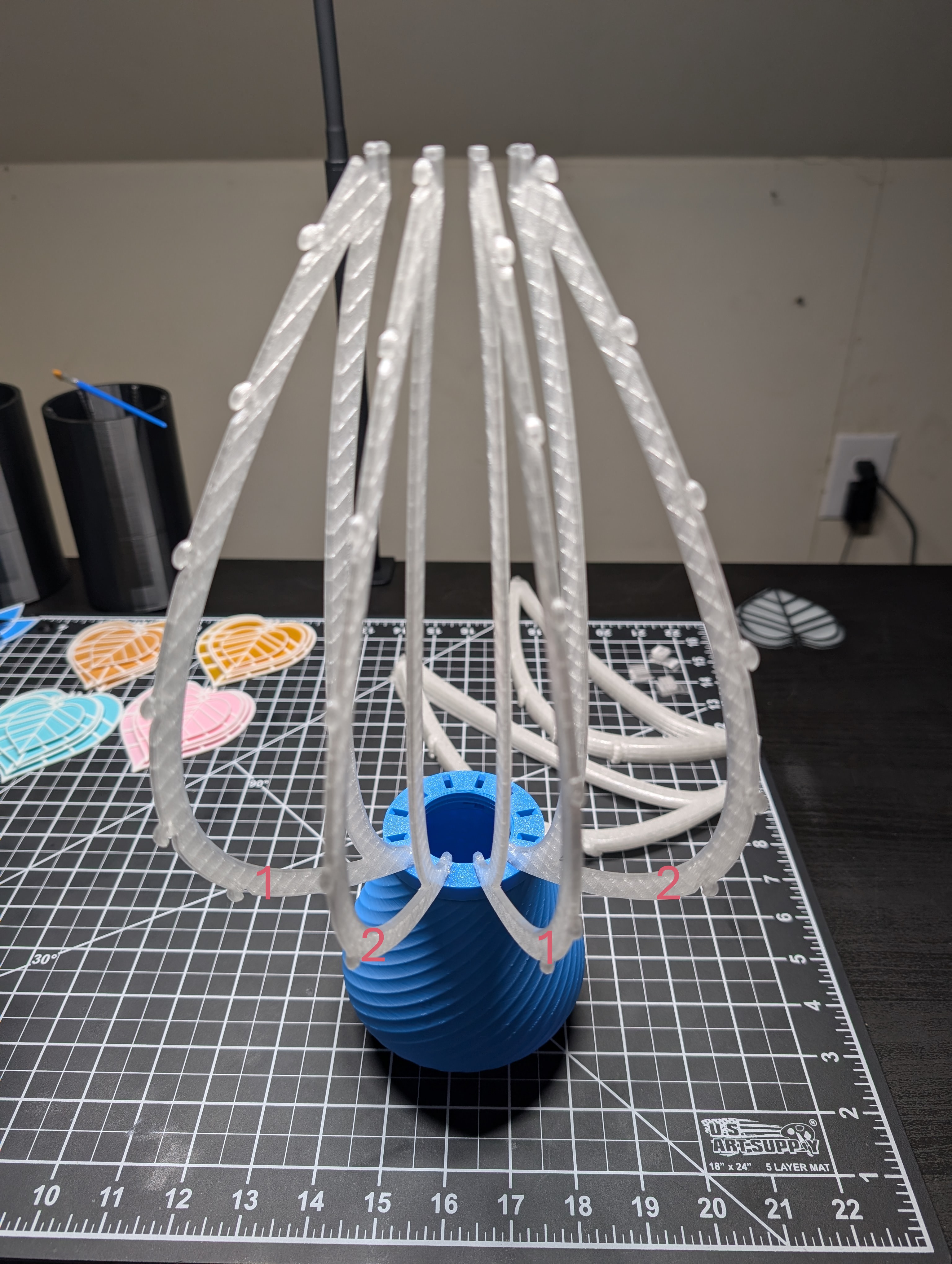 Spline Attachment Diagram